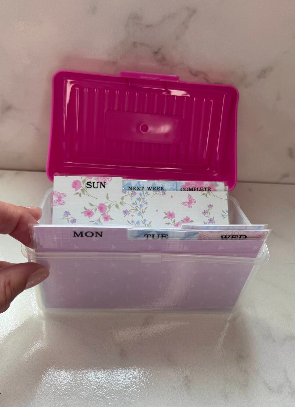 ADHD Notecard planner start up kit